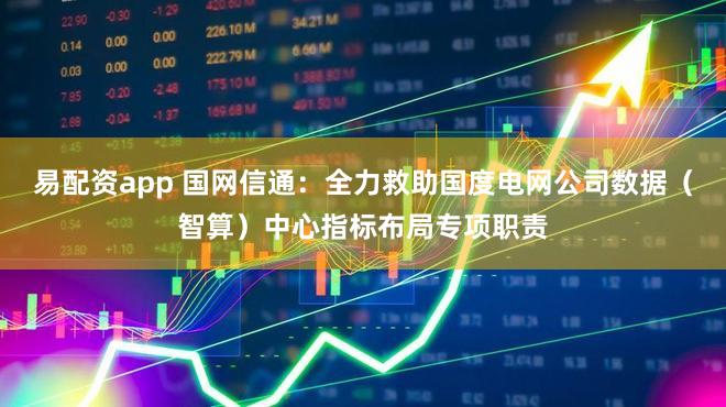 易配资app 国网信通:全力救助国度电网公司数据(智算)中心指标布局专项职责