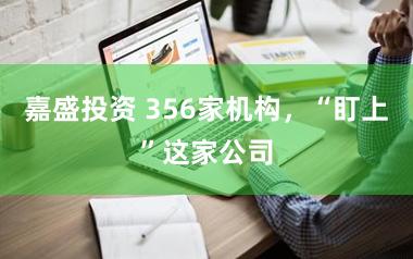 嘉盛投资 356家机构，“盯上”这家公司