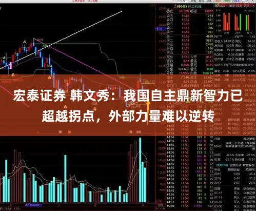 宏泰证券 韩文秀:我国自主鼎新智力已超越拐点,外部力量难以逆转